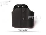 FMA Single Magazine and Flashlight Pouch, Belt Model BK TB1238-BK